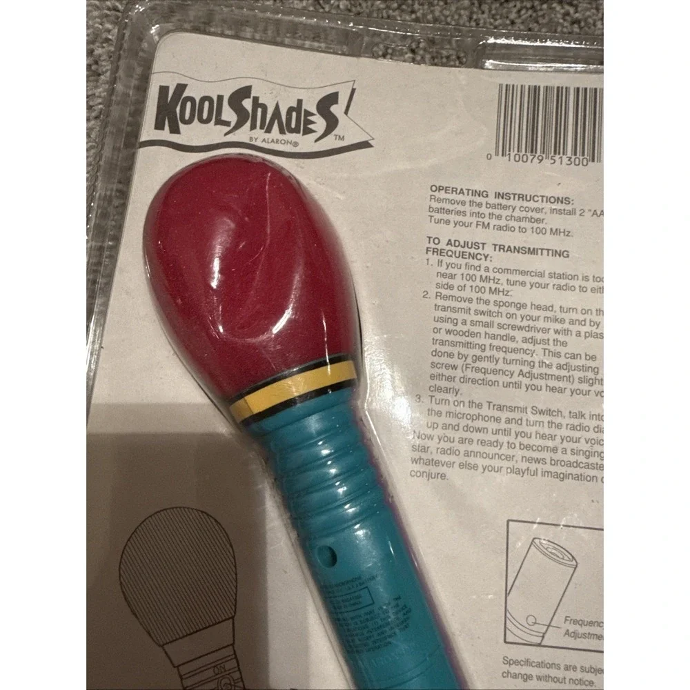 Vintage Kool Shades By Alaron Wireless Fm Microphone New Package